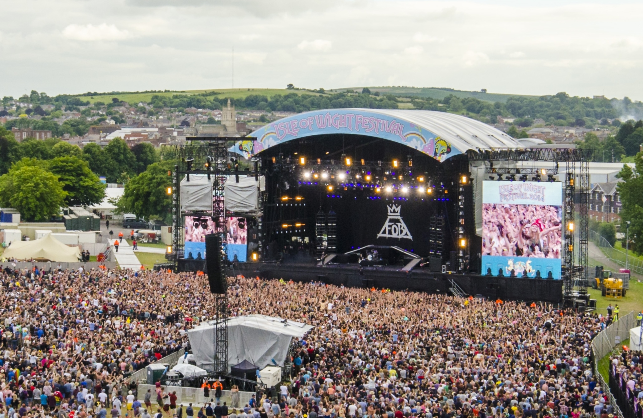 Isle of Wight; legendarisch eiland-festival in de UK